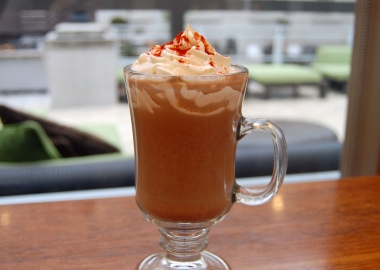 Holey Moley: chili pepper and cinnamon spiced hot cocoa (Photo: Poste Modern Brasserie)