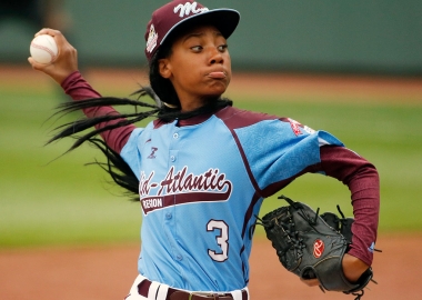 Mo'ne Davis, a Little League Baseball pitcher from Philadelphia, was the first girl to earn a win and to pitch a shutout in Little League World Series history. (Photo: People)
