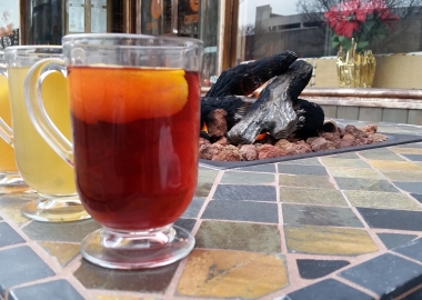 Guests can enjoy hot drinks and s'mores beside fire pits at Copperwood Tavern. (Photo: Copperwood Tavern)