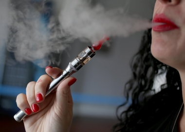 A study has found that e-cigarettes are less addictive than real cigarettes. (Photo: Getty Images)