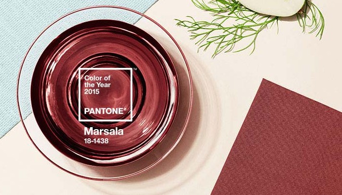 Marsala, a redish-brown with blue undertones, is the 2015 color of the year. (Photo: Pantone)