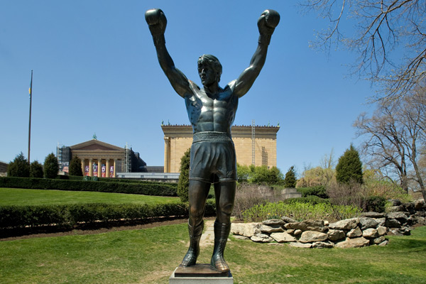 The Rocky statue in front of the Philadelphia Museum of Art. (Photo: visitphilly.com)