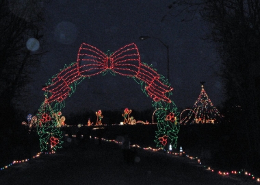 The Symphony of Lights in Columbia is a half hour drive through Christmas lights. (Photo: Baltimore Sun)