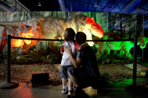 Discover the Dinosaur includes 40 moving and replica museum-quality dinosaurs. (Photo: Seacoast Kids Calendar)