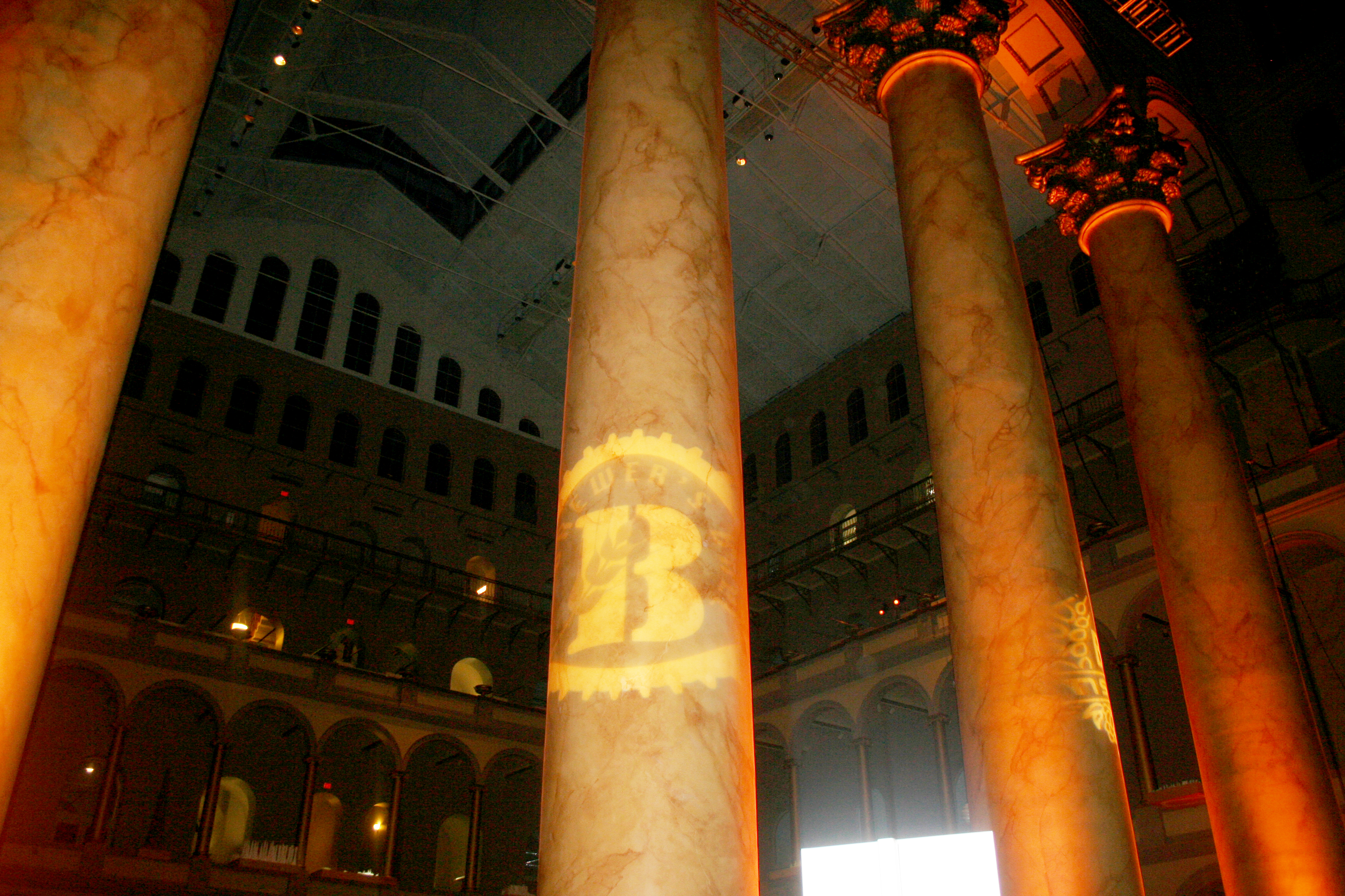 The Cystic Fibrosis Foundation's Brewer's Ball was at the National Building Museum on Saturday. (Photo: Mark Heckathorn)