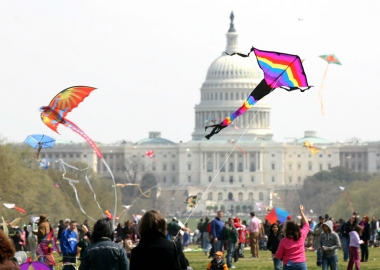 The Blossom Kite Festival is set for Saturday at the Washington Monument. (Photo: Smithsonian Institution)