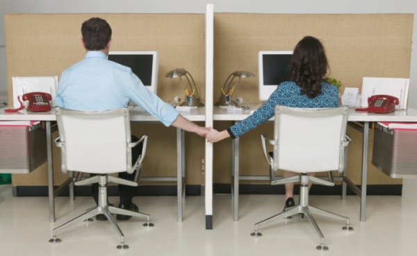 Dating at work is harder than you'd think. (Photo: www.eharmony.com.au)