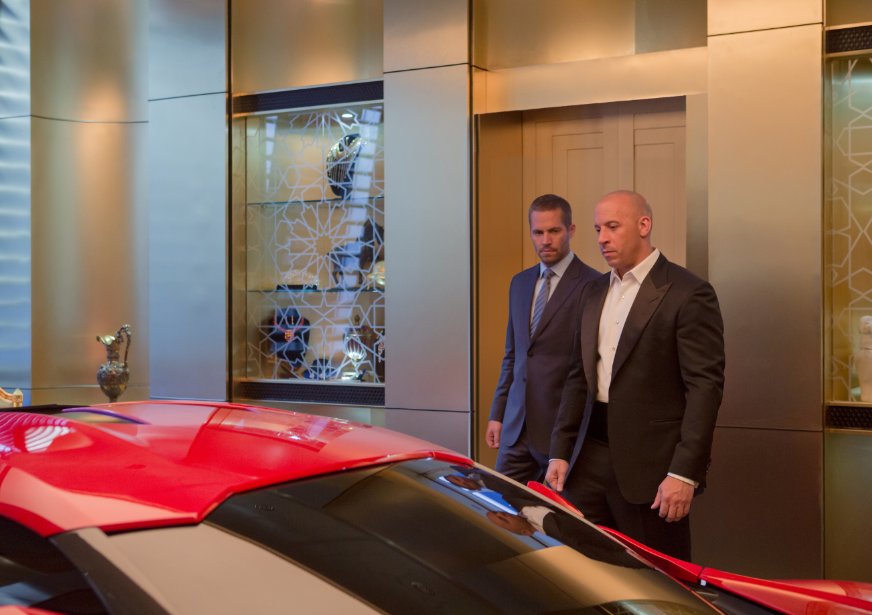 The late Paul Walker (left) and Vin Diesel start in "Furious 7." (Photo: Universal Pictures)