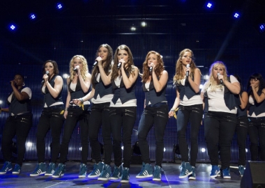 The Barden Bellas performing in world competition. (Photo: Universal Pictures)