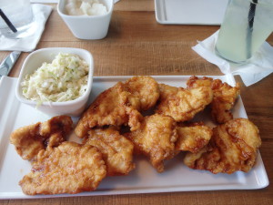 Ten chicken strips with soy garlic say is $12 at Navy Yard. (Photo: Nick Bullock/DC on Heels)