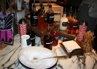 Blue Duck Tavern will be serving snow cones during lunch for the next seven days. (Photo: Mark Heckathorn/DC on Heels)