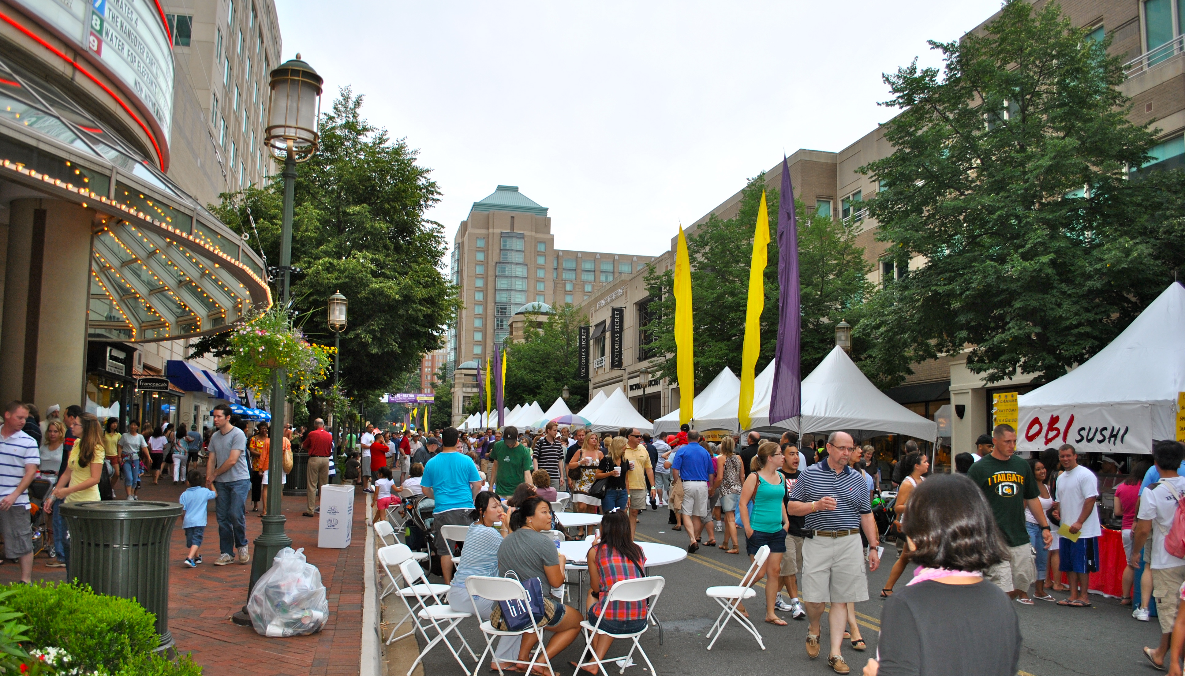 The three-day Taste of Reston food fest and carnival comes to Reston Town Center this weekend. (Photo: Reston Town Center)
