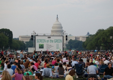 Screen on the Green on the National Mall, the DMV's longest running outdoor movie series, returns Mondays July 20-Aug. 10. (Photo: skgstyle/Flickr)