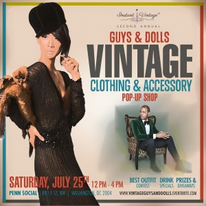 The Guys & Dolls Vintage Clothing & Accessory Pop-Up comes to Penn Social on Saturday. (Photo: Instant Vintage 78/Facebook)