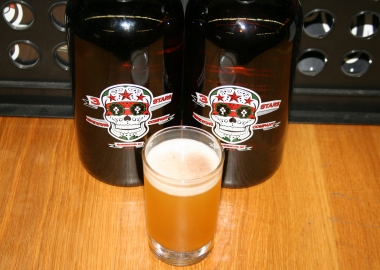 Persica Rising, is City Tap House's house beer brewed exclusively for the restaurant by 3 Stars Brewing. (Photo: Mark Heckathorn/DC on Heels)