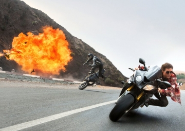 Mission: Impossible - Rogue Nation finished on top at the weekend box office for the second week, beating out Fantastic Four. (Photo: Bo Bridges/Universal Pictures)