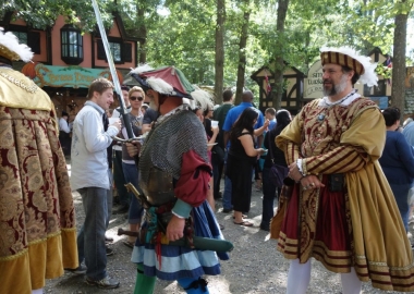 King Henry VIII in the Royal Parade at the Maryland Renaissance Festival. (Photo: Marty Magic)