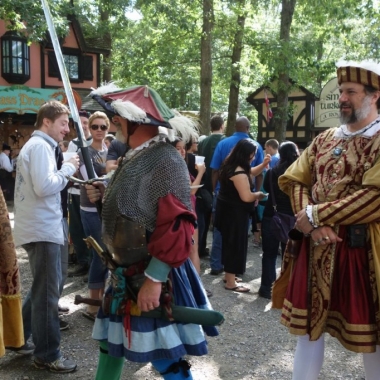 King Henry VIII in the Royal Parade at the Maryland Renaissance Festival. (Photo: Marty Magic)
