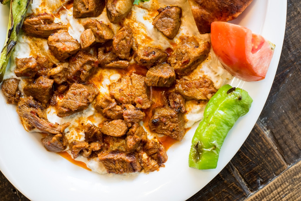 Ankara is celebrating Turkish Restaurant Week with an $18 three-course dinner or $30 four-course dinner including ali nazik, a smoked, spiced pureed eggplant with sautéed lamb cubes. (Photo: Ankara)