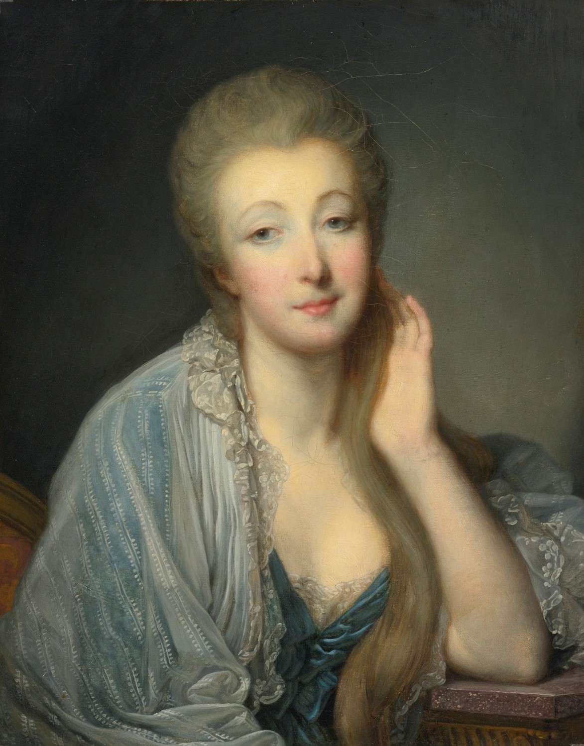 Comtesse du Barry (Portrait: Oil on canvan by Jean-Baptiste Greuze [1771?])