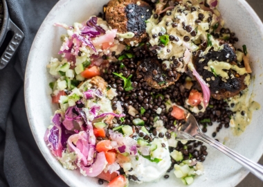 Cava Grill's new fall menu includes black lentils. (Photo: Cava Grill)