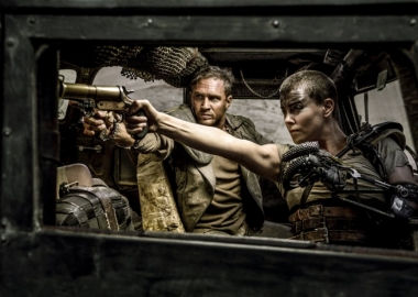 Tom Hardy (left) and Charlize Theron star in 