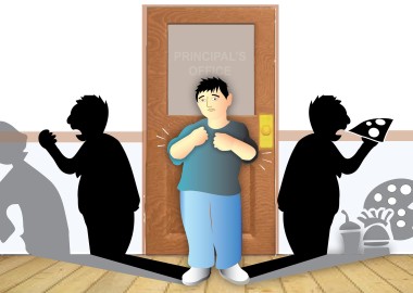 A new study found a surprising link between bullying and eating disorders. (Illustration: Mark Dubowski/Duke Medicine)