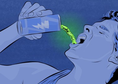 A Mayo Clinic study showed energy drinks could lead to heart problems. (Illustration: Sam Wooley)