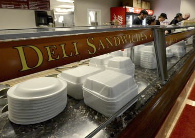Beginning Jan. 1, the District will ban the use of Styrofoam containers at restaurants and other food-related businesses. (Photo: Portland Press Herald)