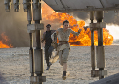 Star Wars: The Force Awakens broke the second weekend record by 40 percent over previous record holder Jurassic World. (Photo: David James/Lucasfilm)