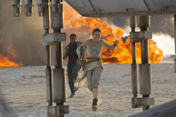 Star Wars: The Force Awakens broke the second weekend record by 40 percent over previous record holder Jurassic World. (Photo: David James/Lucasfilm)