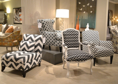 Geometric designs in bold, blocky prints are in. (Photo: Hooker Furniture)
