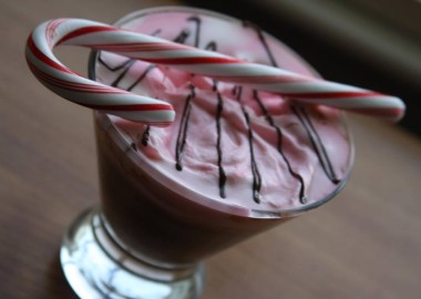 Trummer's on Main is featuring a different cocktail each night until Christmas including this Chocolate-Candy Cane mad with Valrhona chocolate, brandy and candy cane foam on Dec. 17. (Photo: Trummer's on Main/Facebook)