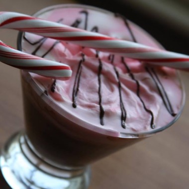 Trummer's on Main is featuring a different cocktail each night until Christmas including this Chocolate-Candy Cane mad with Valrhona chocolate, brandy and candy cane foam on Dec. 17. (Photo: Trummer's on Main/Facebook)