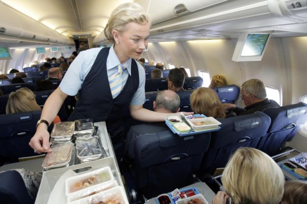 A recent study ranked the food served on the 12 major U.S. carriers, and Virgin America came out on top. (Photo: Alamy)