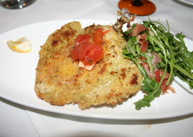 Ris will feature chicken Milanese with lemon and parmesan crust, prosciutto and arugla salad served with garlic roasted potatoes. (Photo: Mark Heckathorn/DC on Heels)