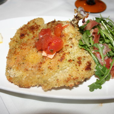 Ris will feature chicken Milanese with lemon and parmesan crust, prosciutto and arugla salad served with garlic roasted potatoes. (Photo: Mark Heckathorn/DC on Heels)