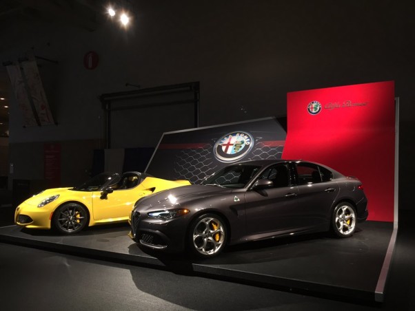 Alfa Romero is back with a display at the 2016 Washington Auto Show. (Photo: Daniel Gray/Facebook)