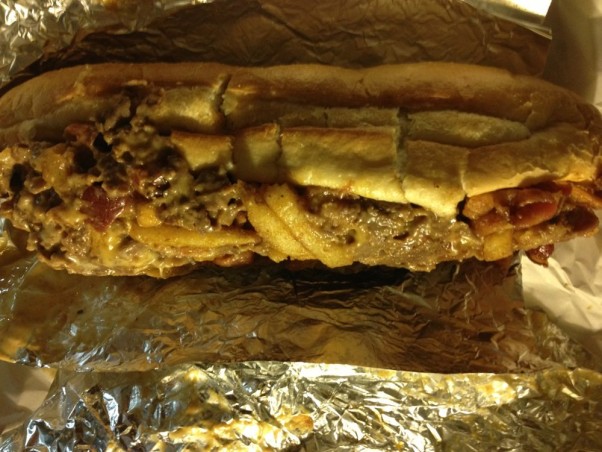 Eat two Misteak hoagies at South Street Steaks and you win a $50 gift card. (Photo: Chris B./Yelp)