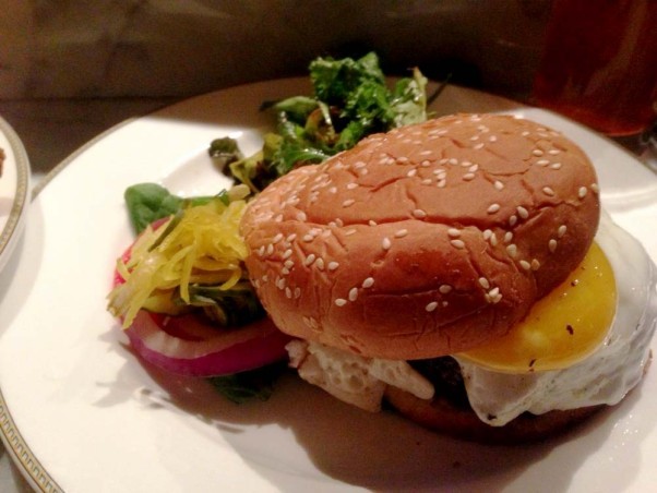 Beuchert's Saloon's All the Way burger with egg, bacon and cheese is $9 on Tuesdays. (Photo: Greg G./Yelp) 