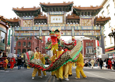 Welcome 4714 at the annual Chinese New Year Parade in Chinatown. (Photo: Getty Images)
