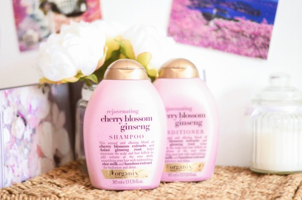 Organix released a Cherry Blossom Ginseng shampoo and conditioner. (Photo:  chopstickpanorama.blogspot.com)