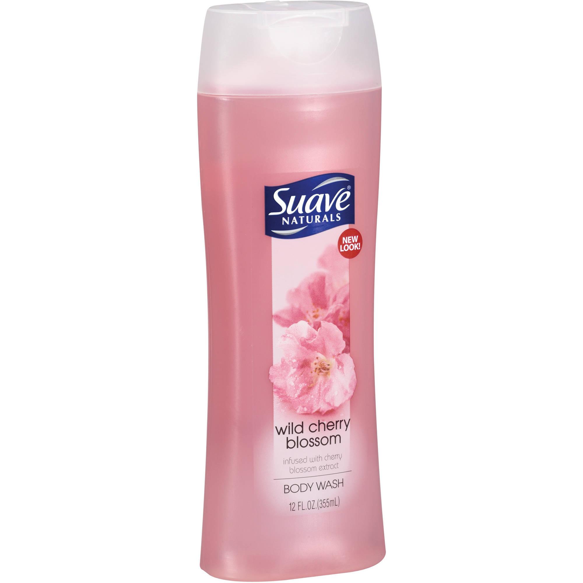 Suave's cherry blossom body wash leaves your skin feeling smooth and refreshed. (Photo: Suave)