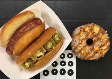 Astro Doughnuts & Fried Chicken will offer baseball-themed sausage sandwiches and doughnuts on Thursday for the Nationals' home opener. (Photo: Astro Doughnuts & Fried Chicken)