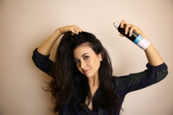 Freshen up your hair with dry shampoo. (Photo: bustle.com)
