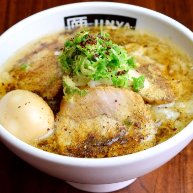 Jinya Ramen will open in Fairfax's Mosaic District on June 21 with pork, chicken and vegetarian ramen including the Cha Cha Cha pictured above. (Photo: Jinya Ramen Bar)