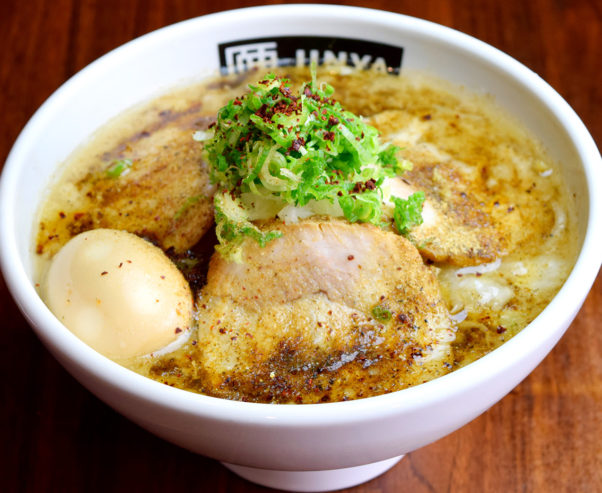 Jinya Ramen will open in Fairfax's Mosaic District on June 21 with pork, chicken and vegetarian ramen including the Cha Cha Cha pictured above. (Photo: Jinya Ramen Bar)
