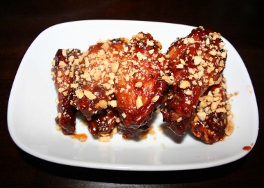 PB&J BBQ wings at Takoda by Mark Heckathorn
