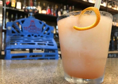 The Royal's new Arctic Sunrise frozen cocktail made with shaved ice. (Photo: The Royal)