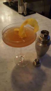 Macon Bistro & Larder is offering special cachaça cocktails during the Summer Olympics, including this Lighting the Torch. (Photo: Macon Bistro & Larder)